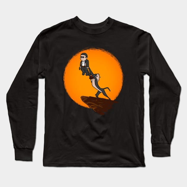 The Léon King Long Sleeve T-Shirt by Melonseta